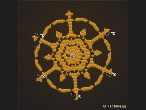 Foundation footprint of Foundry Crownwork