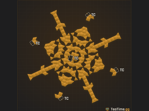 Foundation footprint of Copper Scorpion