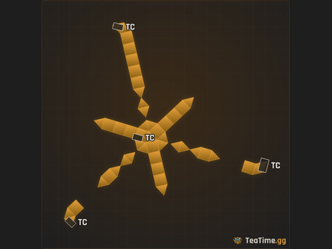 Foundation footprint of Anchor Sentry