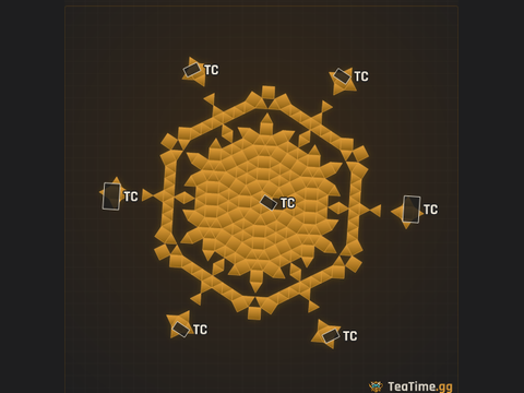 Foundation footprint of Goliath Tier