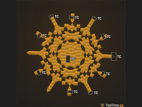 Foundation footprint of Rosette Sovereign