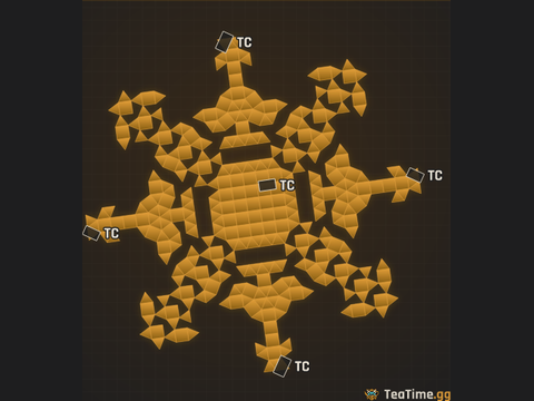 Foundation footprint of Crimson Carousel
