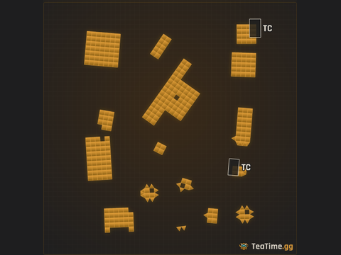 Foundation footprint of Circuit Yard