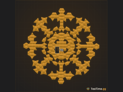 Foundation footprint of The Lattice Carousel