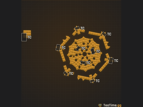 Foundation footprint of The Stray Cube