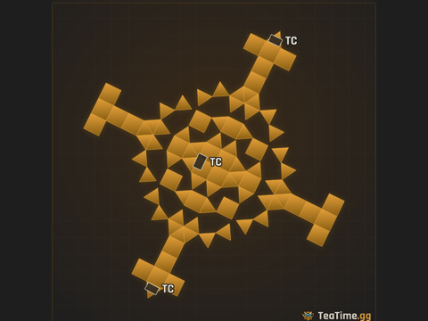 Foundation footprint of The Stilt Vat