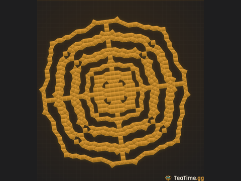 Foundation footprint of the goliath -4x4 expanded