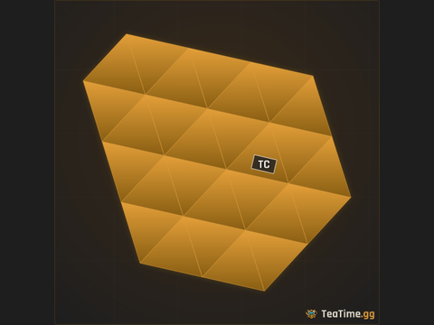 Foundation footprint of Offset Sentry