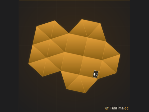 Foundation footprint of Tiered Sledge