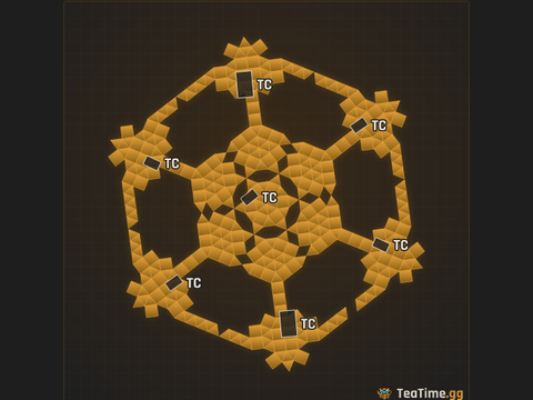 Foundation footprint of Wiggles Final Stand