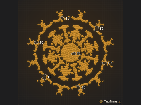 Foundation footprint of Radial Bullring