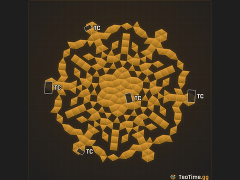 Foundation footprint of Crown Carousel