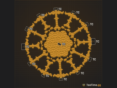 Foundation footprint of Turbine Steppes
