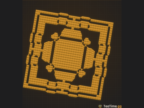 Foundation footprint of Tiered Mastaba