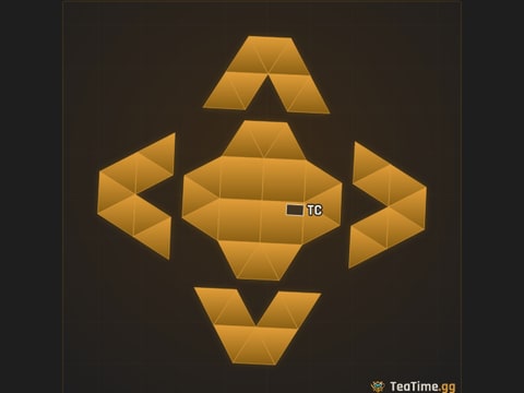 Foundation footprint of Delta Crucible