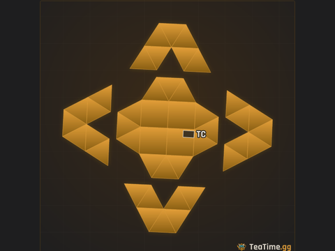 Foundation footprint of Delta Crucible