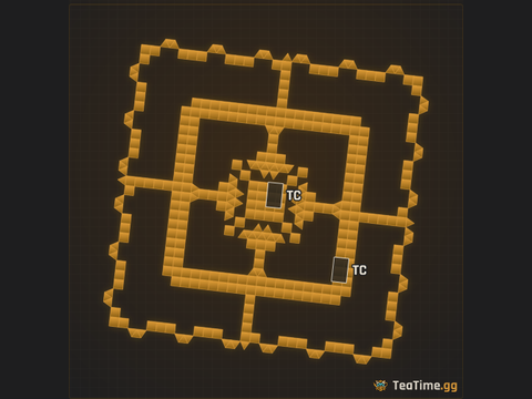 Foundation footprint of Sovereign Trench
