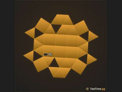 Foundation footprint of Hornet Shell