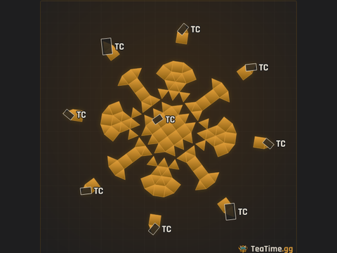 Foundation footprint of Turbine Starburst