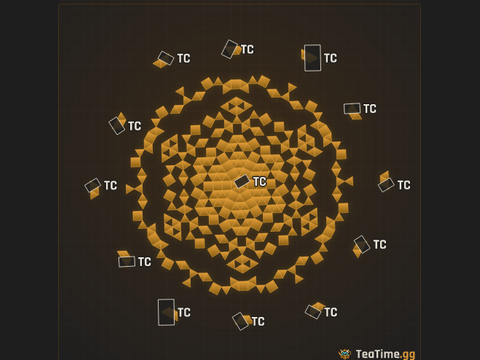 Foundation footprint of The Devil