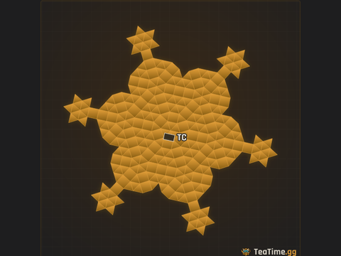 Foundation footprint of Fluted Sovereign