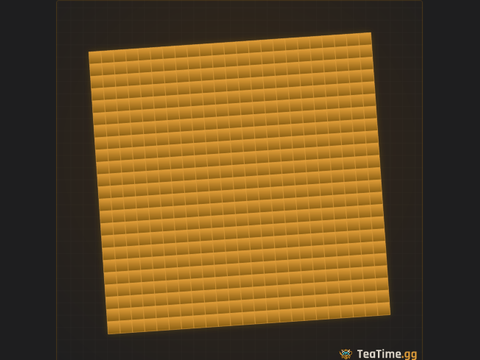Foundation footprint of Waffle Slab