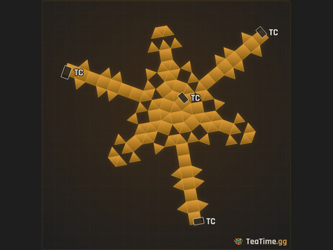 Foundation footprint of Bunker Lover Remix