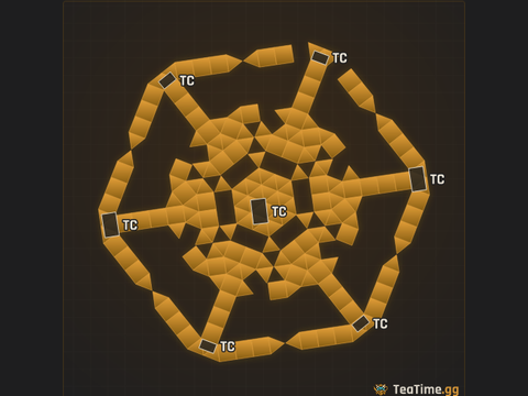 Foundation footprint of Fanblade Crest
