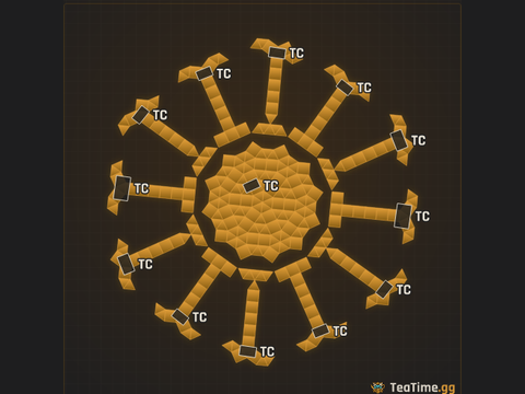 Foundation footprint of kingslayer
