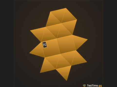 Foundation footprint of Solar Shuriken