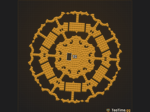 Foundation footprint of The Radial Web