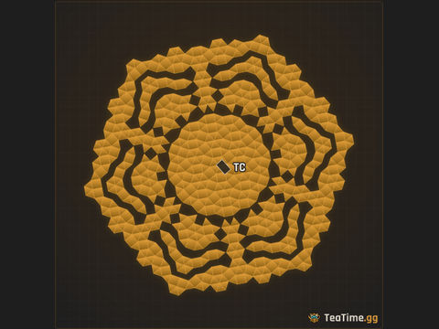 Foundation footprint of The Geode