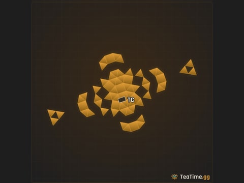 Foundation footprint of Gale Sentry