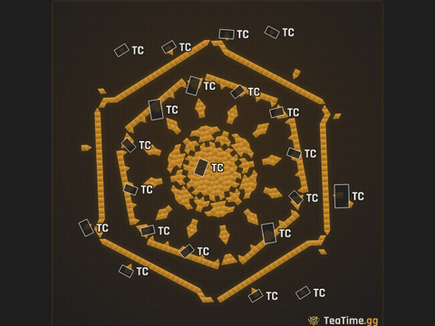 Foundation footprint of Ghost Hexagon