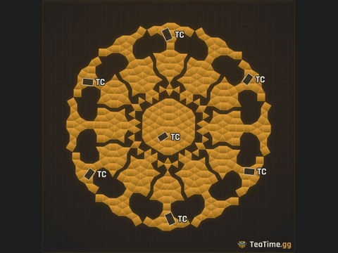Foundation footprint of Thorn Medallion