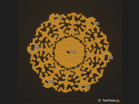 Foundation footprint of Silver Snowflake
