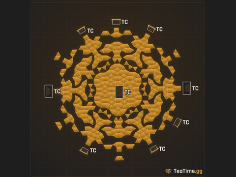 Foundation footprint of The Omega