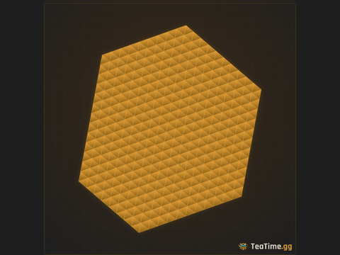 Foundation footprint of Hexagon Pillbox