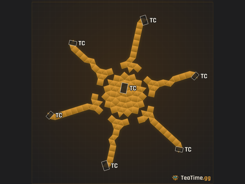 Foundation footprint of Solar Crucible