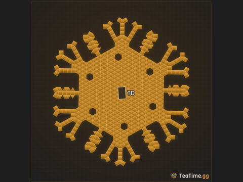 Foundation footprint of Decapod Dreadnought