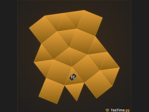 Foundation footprint of Rotary Pod
