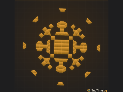 Foundation footprint of Spider Outrigger