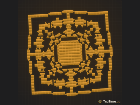 Foundation footprint of Mosaic Redoubt