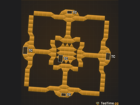 Foundation footprint of Square Barbican