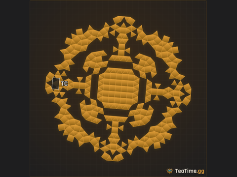 Foundation footprint of Furnace Carousel