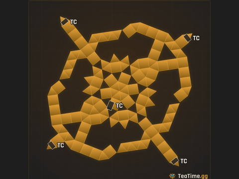 Foundation footprint of Nova Perch