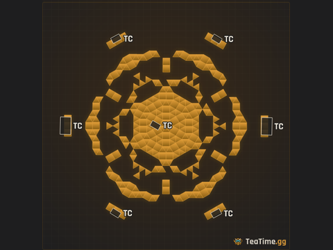 Foundation footprint of The Legion