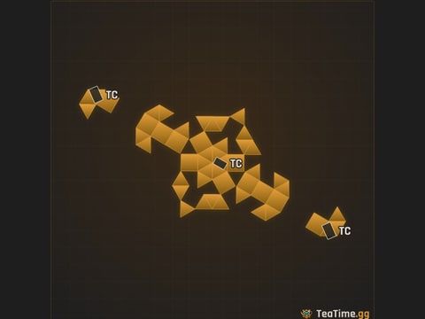 Foundation footprint of Pinnacle