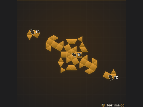 Foundation footprint of Pinnacle