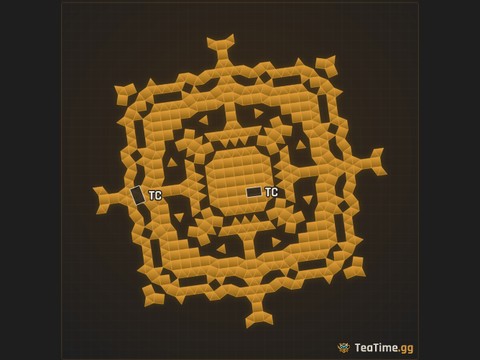 Foundation footprint of The Stake Wreath